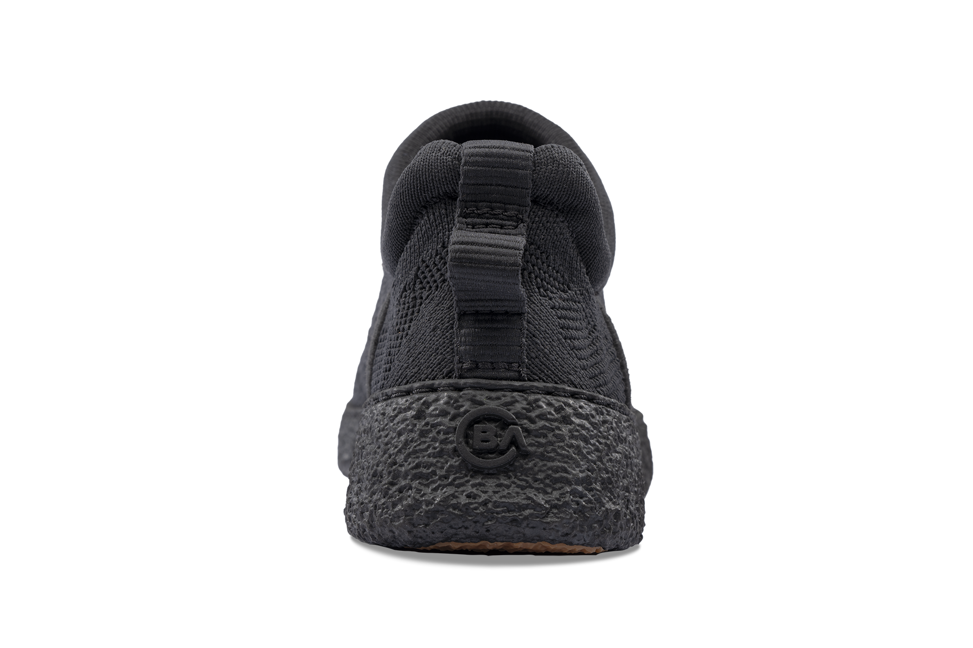 Full black Baliston Smart Shoe back view