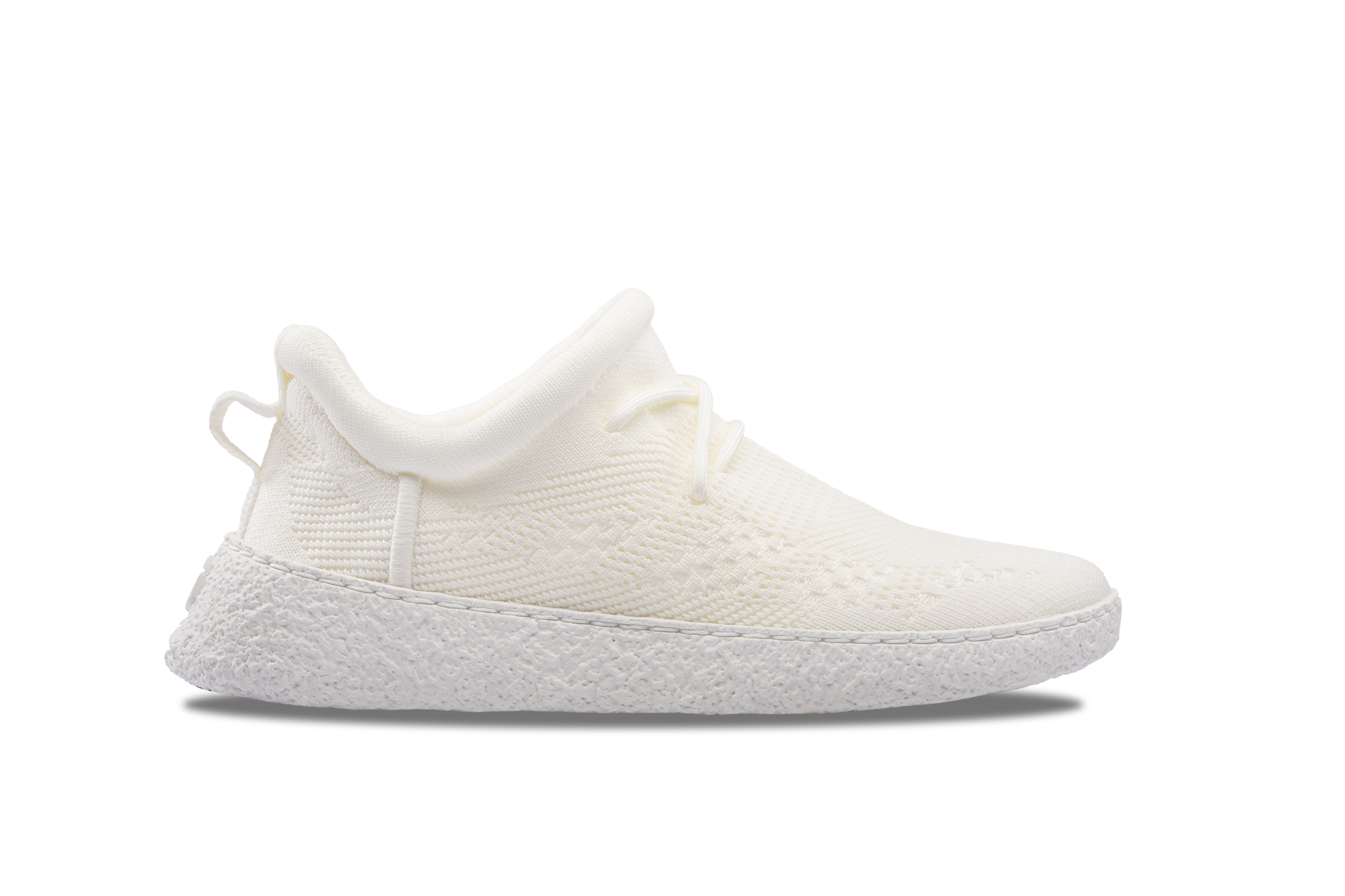 Full white Baliston Smart Shoe right side view