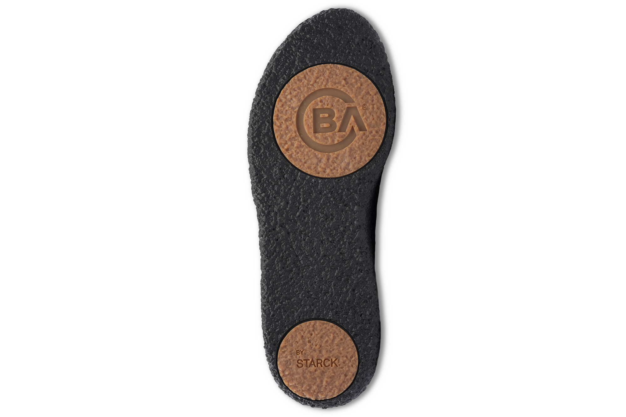 Baliston Smart Shoe Black and beige sole
